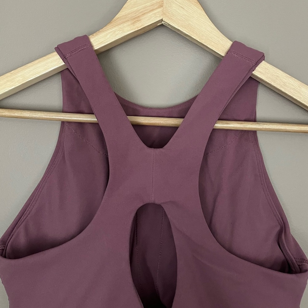{Athleta} Conscious Cut Out Crop Tank in Tawny Rose - Womens XS - Picture 7 of 12